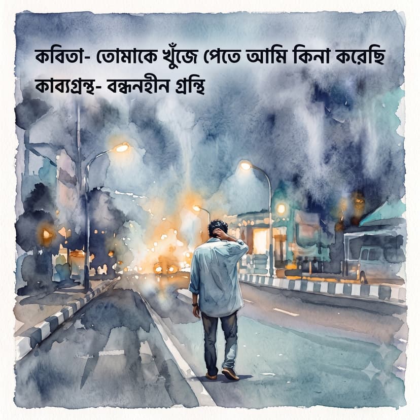 তোমাকে খুঁজে পেতে আমি কিনা করেছি