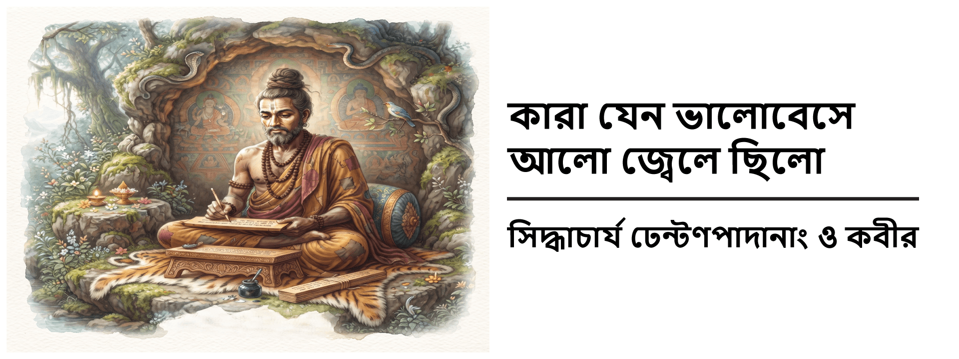 কারা যেন ভালোবেসে আলো জ্বেলে ছিলো – সিদ্ধাচার্য ঢেন্টণপাদানাং ও কবীর