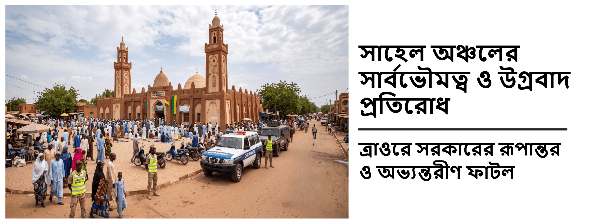 সাহেল অঞ্চলের সার্বভৌমত্ব ও উগ্রবাদ প্রতিরোধ: ত্রাওরে সরকারের রূপান্তর ও অভ্যন্তরীণ ফাটল